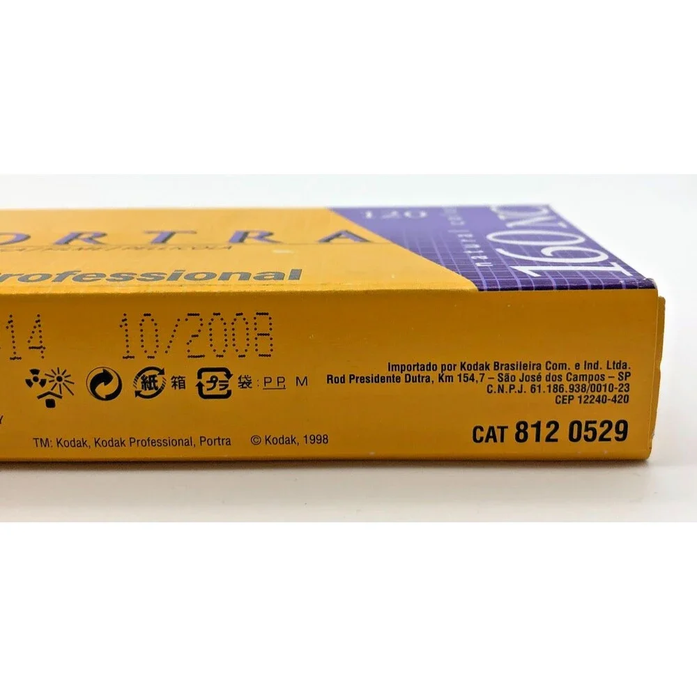 Kodak Professional Portra 120 Natural Color Film 5 Roll Pack Exp. 10/2008  NEW